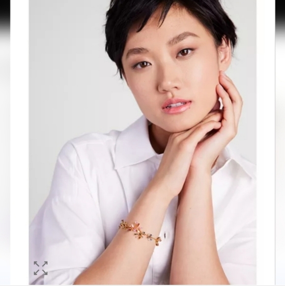 kate spade new york Mixed Cubic Zirconia Firework Flower Line Bracelet - Picture 6 of 7